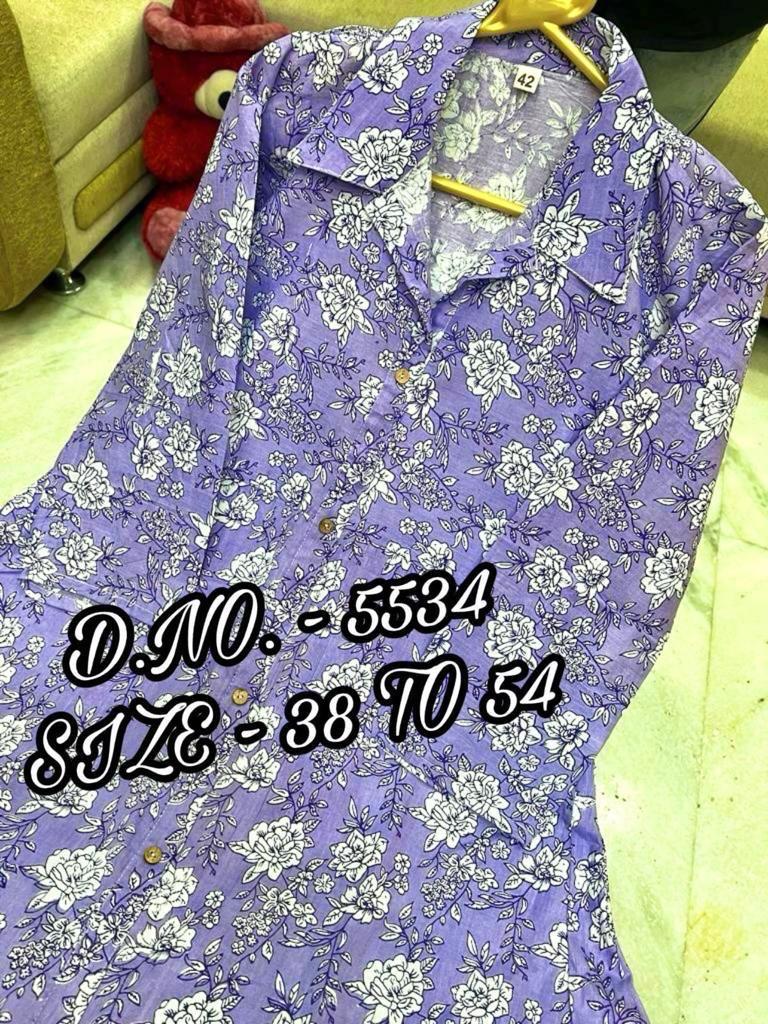 Pure Cotton Cambric Hand Block Printed Fabric Long Kurta With Pant Set