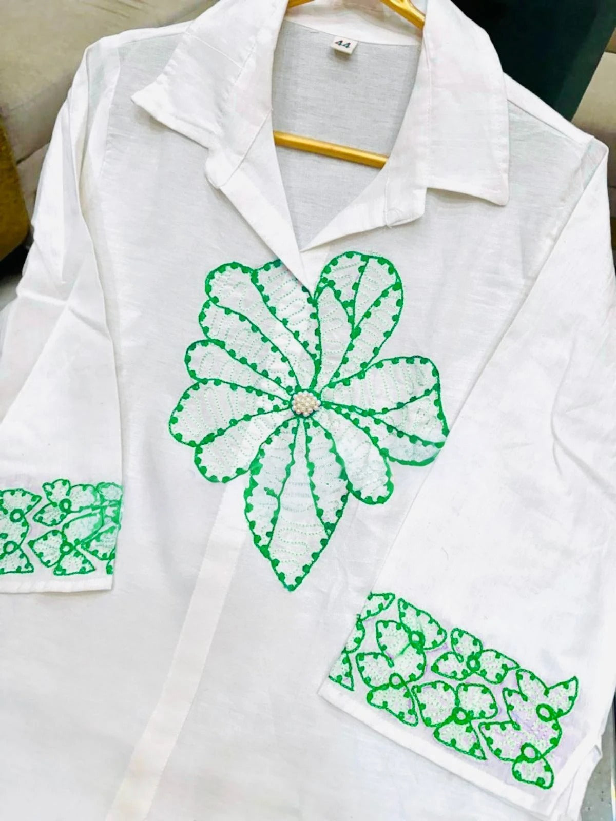 Pure Cotton Cambric Best Quality Fabric Kurta And Pant Set