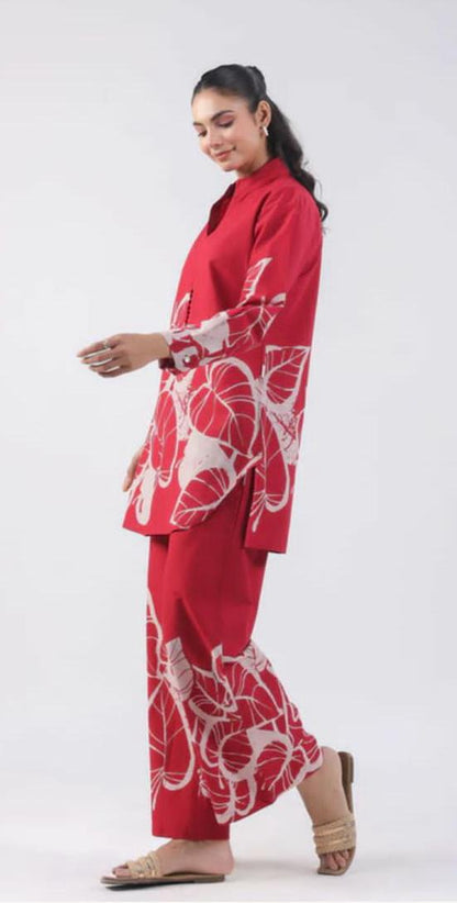 Pure Cotton 60x60 Printed Co-ord Set with Pocket – 2-Piece Stylish Daily Wear Set