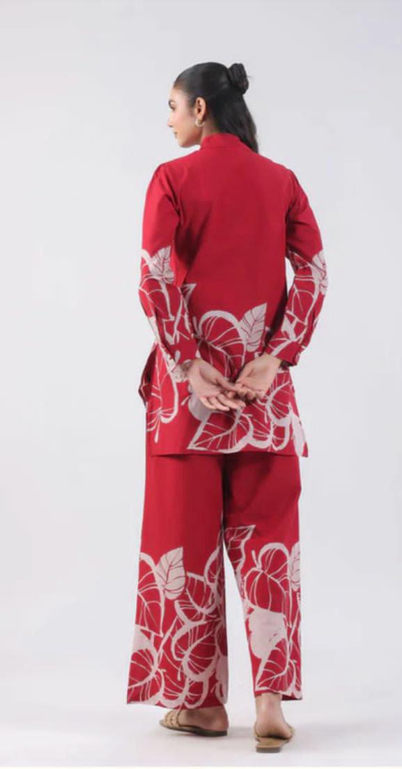 Pure Cotton 60x60 Printed Co-ord Set with Pocket – 2-Piece Stylish Daily Wear Set