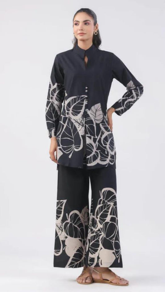 Pure Cotton 60x60 Printed Co-ord Set with Pocket – 2-Piece Stylish Daily Wear Set