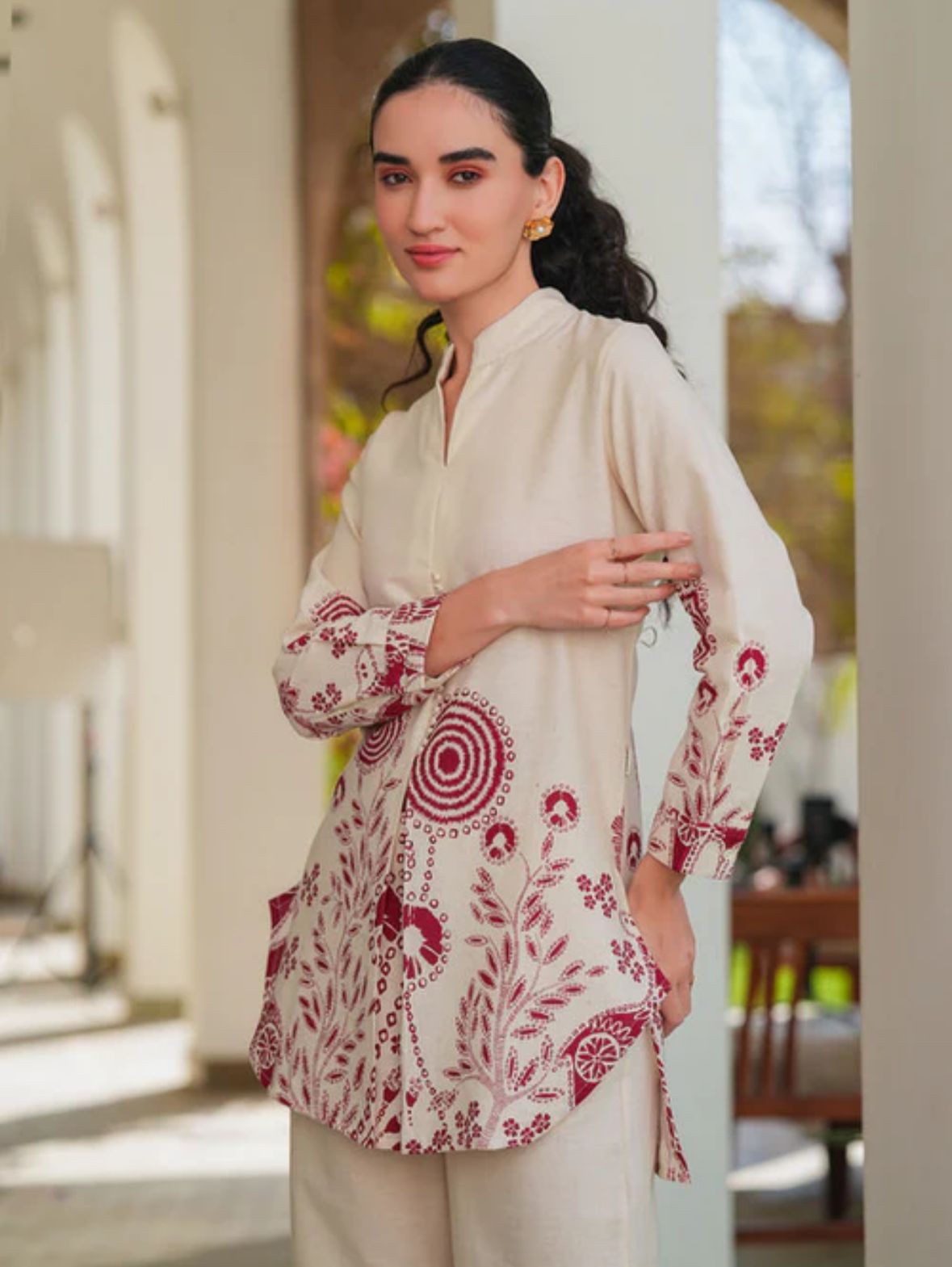 Pure Cotton Flex Co-ord Set for Women – 2-Piece Comfortable Daily Wear Set