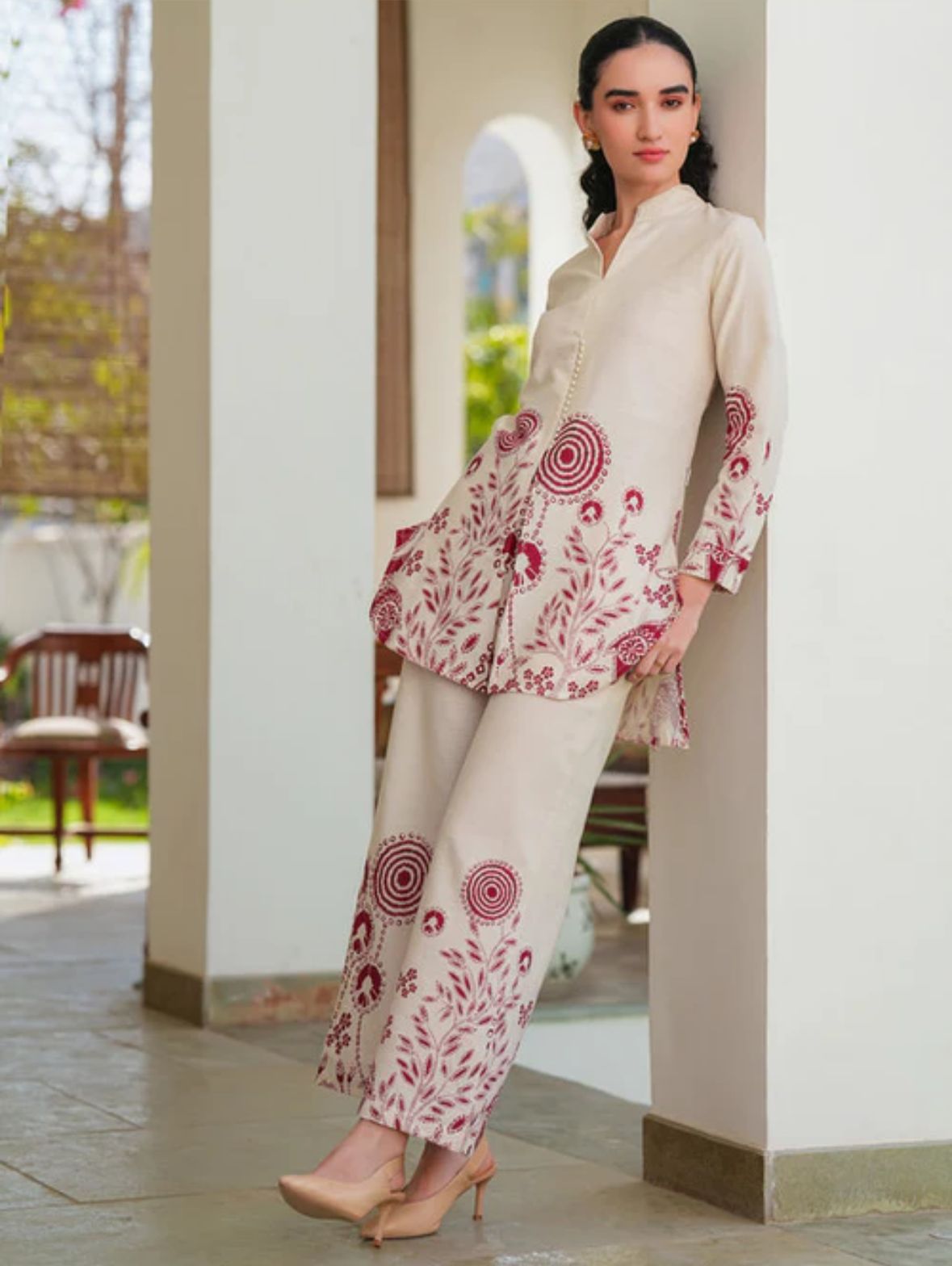 Pure Cotton Flex Co-ord Set for Women – 2-Piece Comfortable Daily Wear Set