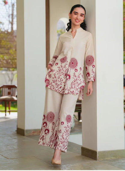 Pure Cotton Flex Co-ord Set for Women – 2-Piece Comfortable Daily Wear Set